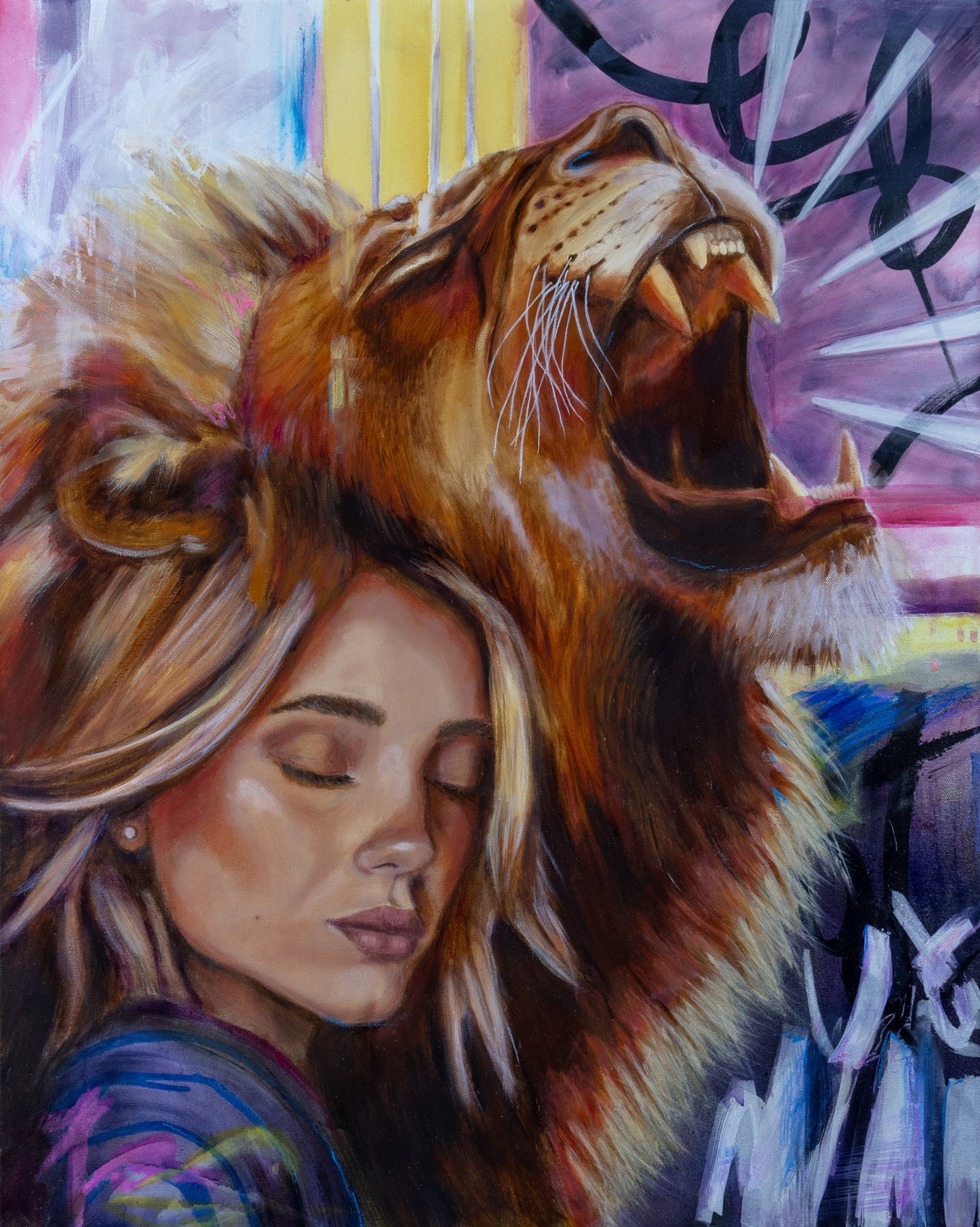 In His Roar- Fine Art Print