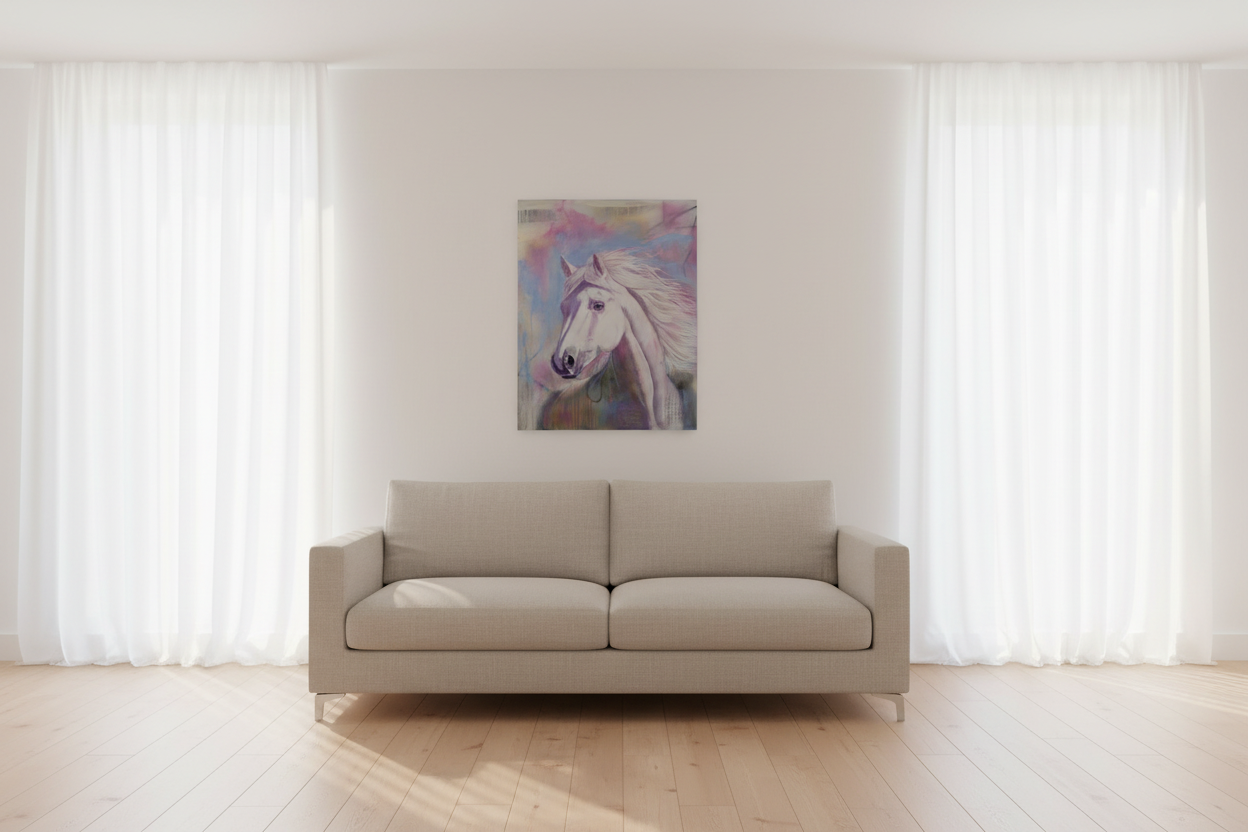 The King is Coming - Proportional Above Sofa
